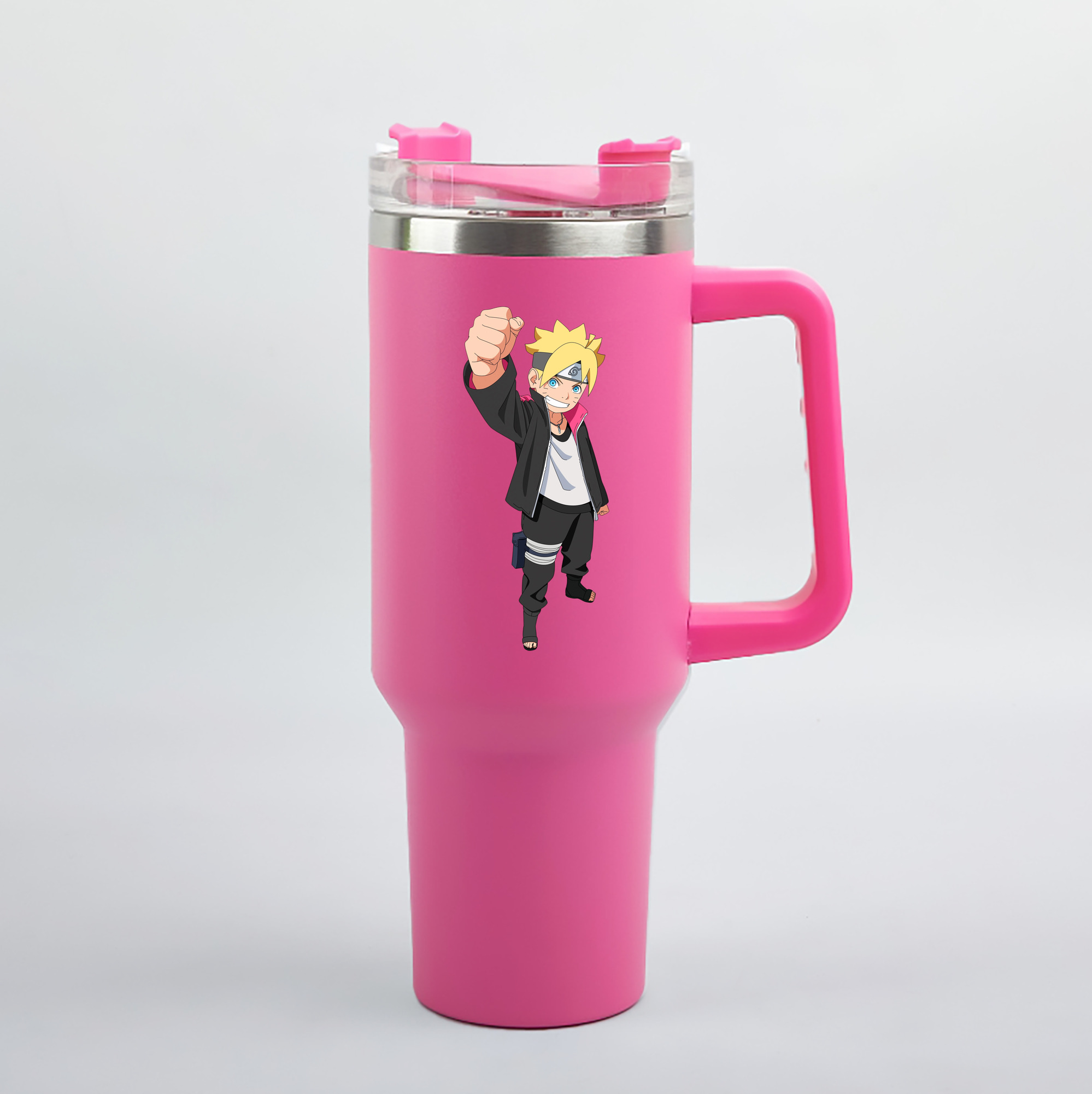 （画像用） NARUTO -ナルト- うずまき ボルト Uzumaki Boruto 1200mL車用タンブラー（カラープリント）